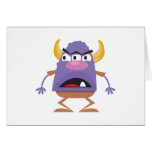silly three-eyed ogre monster card