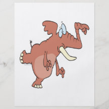 silly trunk pointing elephant custom flyer