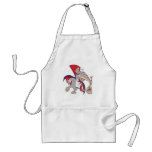 silly vampire elephant cartoon aprons