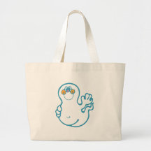 silly waving ghost bag