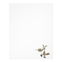 silly whistling pony horse cartoon personalized letterhead