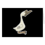 silly white goose greeting cards