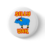 Silly Yak Pinback Button