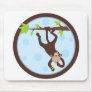 sillymonkeybluecircle mousepad