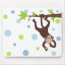 sillymonkeybluedots mousepad