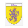 Silva Coat of Arms/Family Crest Postcards