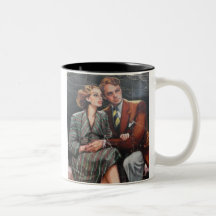 SILVANA AND SAMUEL RETRO VINTAGE MUG TAZA DE CAFÉ