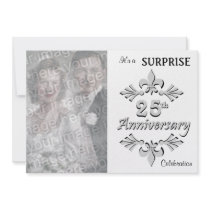 Silver (25th) Anniversary Party invitations