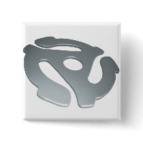 Silver 3D 45 RPM Adapter