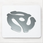 Silver 3D 45 RPM Adapter