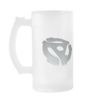 Silver 3D 45 RPM Adapter Mug