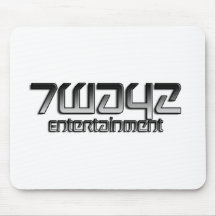 Silver 7wayz mouse pad