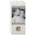 Silver Age of Elegance, Photo Wedding Invitation