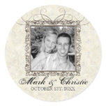 Silver Age of Elegance, Wedding Stickers or Seals