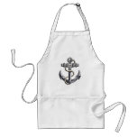 Silver Anchor Apron