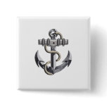 Silver Anchor buttons