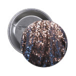Silver and blue sparkles button