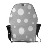 Silver and White Classic Courier Bags