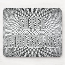 silver anniversary mouse pads