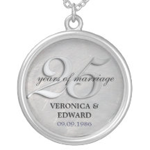 Silver Anniversary Necklace