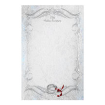 Silver Anniversary Stationery