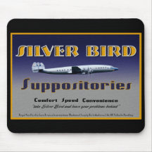 Silver Bird Suppositories mouse pad