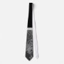 Silver, Black and White Hawaiian Fathers Day Tie