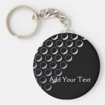 Silver Bubbles Business Key Chains