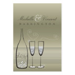 Silver Bubbles Celebration Thank You Gift Tag /