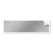 Silver Bumper Stickers