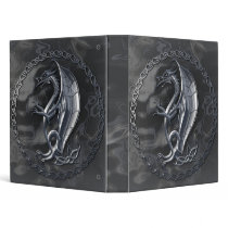 Silver Celtic Dragon Binder