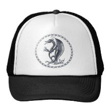 Silver Celtic Dragon Hat