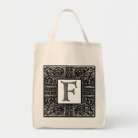 Silver Celtic "F" Monogram Bag