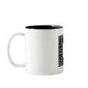Silver Celtic "J" Monogram mugs
