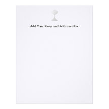Silver Chalice and Host Personalized Letterhead