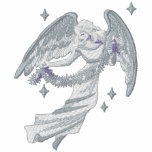 Silver Christmas Angel Embroidered Jacket
