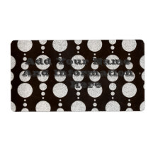 Silver Circle Custom Shipping Labels