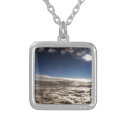 silver clouds pendant necklace