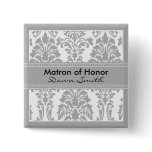 Silver Damask Bridal Party - Matron of Honour