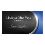 Silver-Design Curve - Blue Appointment Cards Business Card Templates
