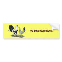 Silver Duckwing Gamefowl Bumper Stickers