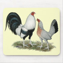 Silver Duckwing Gamefowl Mousepad