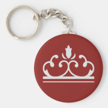 Silver Fairy Tale Key Chain (red)