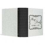 Silver Filigree Wedding/Anniversary Album Vinyl Binders
