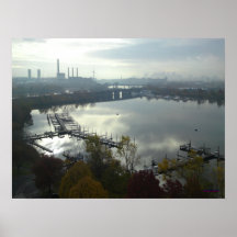 Silver Fire Print