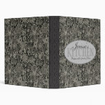 Silver Floral Recipe Binder