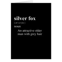 SILVER FOX DEFINITION CARDS