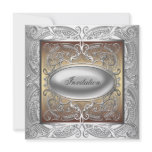 Silver Gold All Occasion Party Invitation