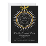 Silver & Gold Ornament Cocktail Christmas Party invitations