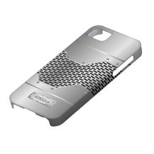Silver Grey Shiny Metallic Look Pattern